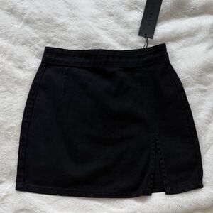 NWT Princess Polly Lola Black Mini Skirt